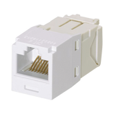 Conector Jack RJ45 Estilo TG, Mini-Com, Categoría 6, de 8 posiciones y 8 cables, Color Blanco